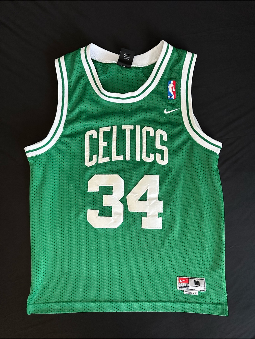 Vintage Celtics youth size medium jersey